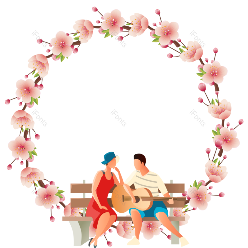 边框图片,元素元素,520PNG,浪漫边框免抠素材